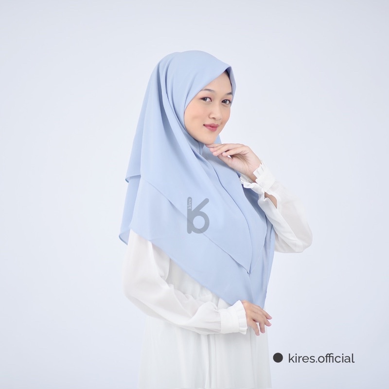 Jilbab Instan / Khimar Bergo 2 Layer Diamond Size 75x85 cm