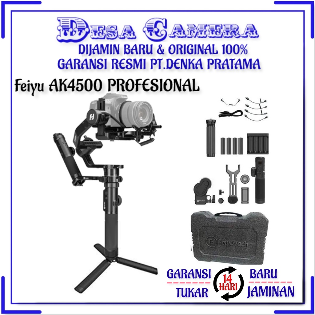 Feiyu AK4500 PRO 3-Axis Gimbal Stabilizer Camera Garansi Resmi