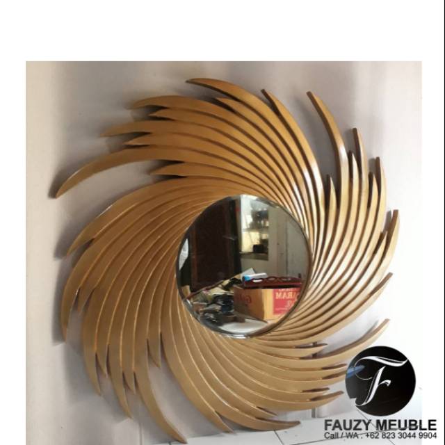 Cermin Hias Matahari Janur, Cermin Hias Jati Jepara