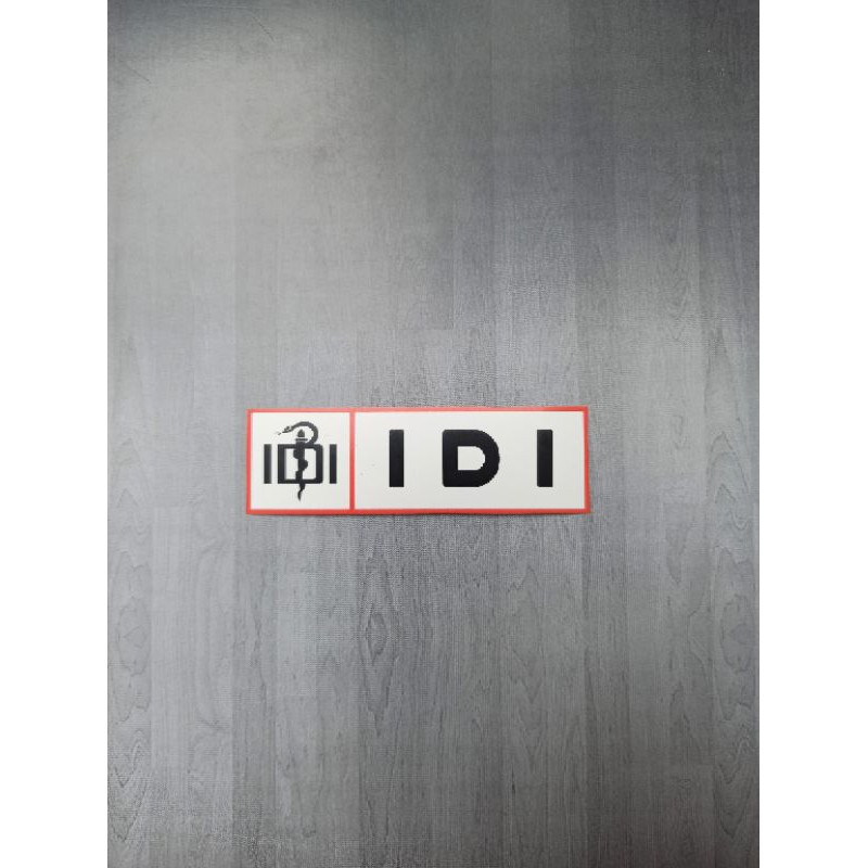 

stiker sticker IDI ikatan dokter indonesia kotak plat nomor gadget