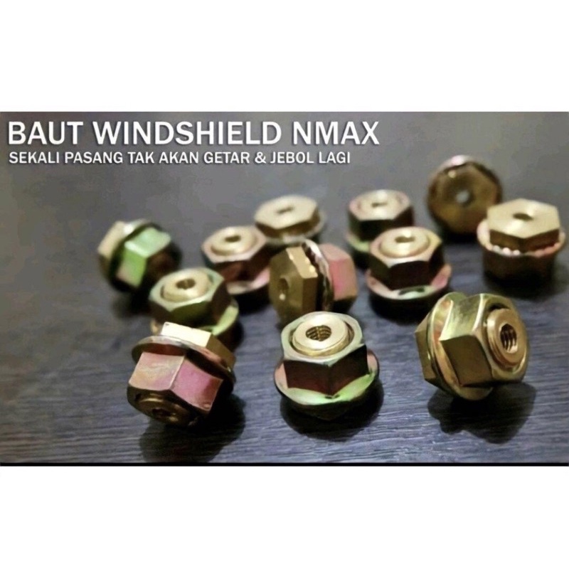 Baut Anti Jebol Nmax Lexi Baut Windshield Visor Yamaha Lexi Nmax Wellnut
