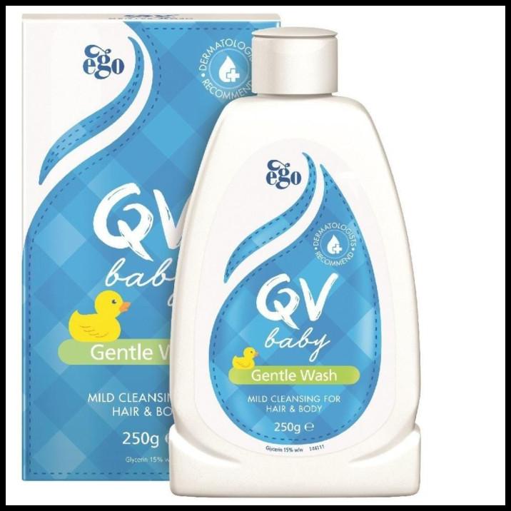 Qv Baby Gentle Wash Hair And Body 250Gr Handy Carry Malaysia