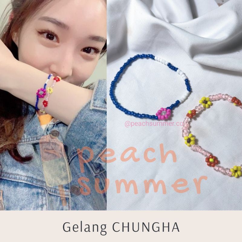 Gelang CHUNGHA | Bracelet CHUNGHA/Gelang CUSTOM/Gelang Idol/Gelang Manik
