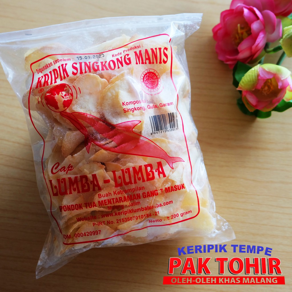 

Kripik SINGKONG Lumba2 KECIL/ oleh - oleh khas Malang