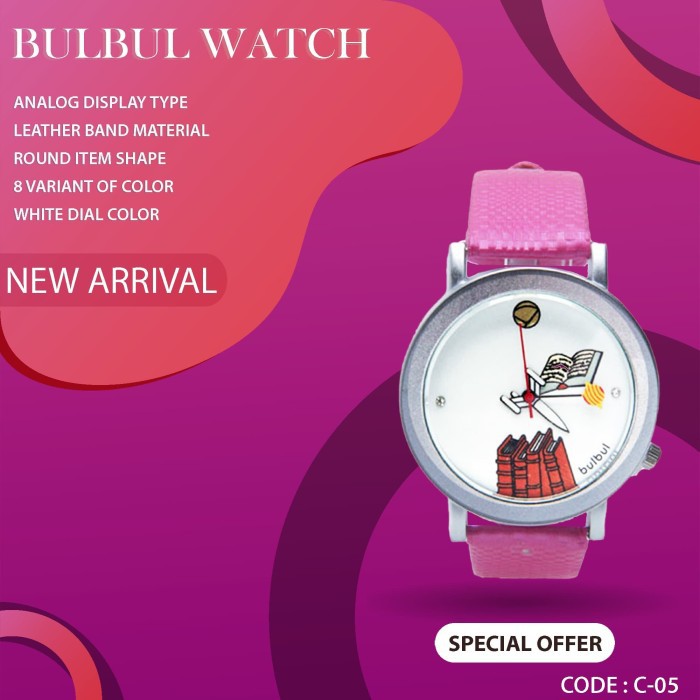 NEW Jam Tangan Wanita Fashionable Tredy Analog Generic C-05