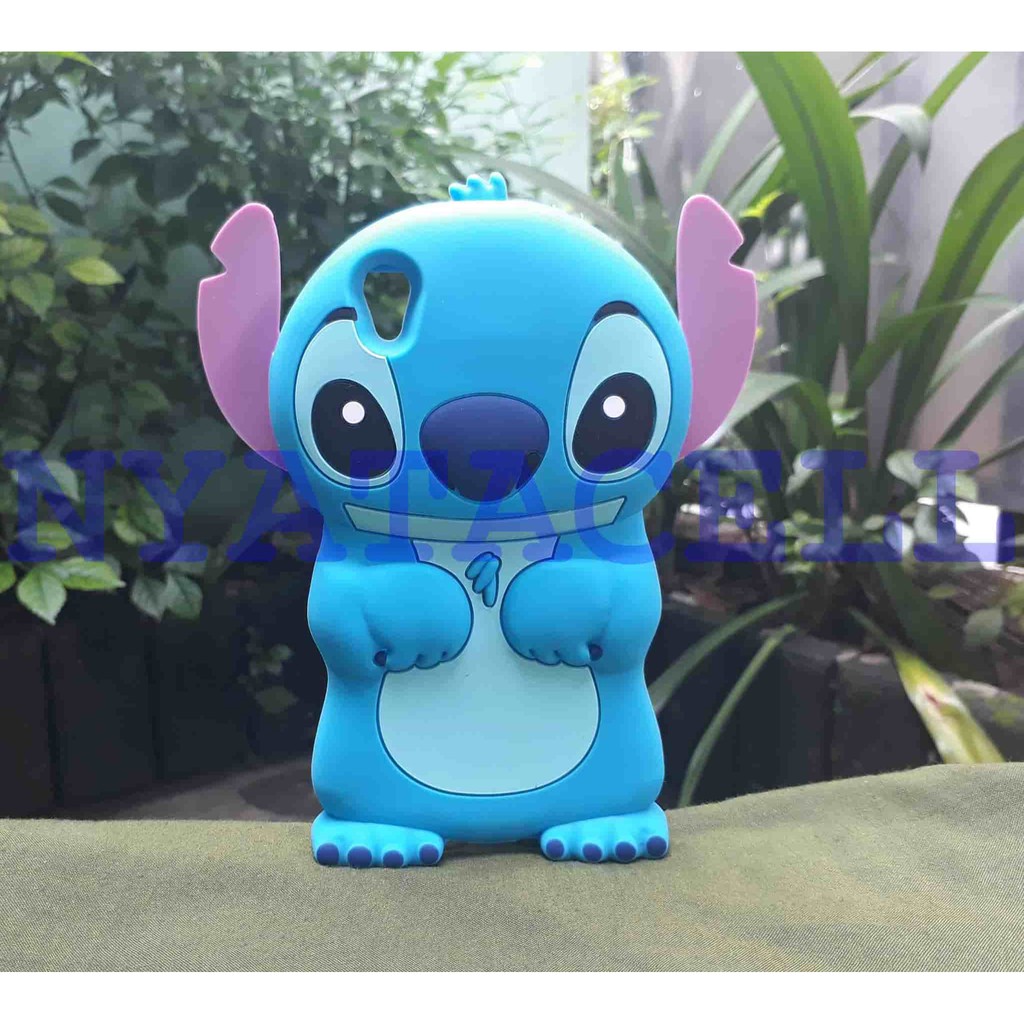 Case 4D Stitch Vivo Y51 Y51L /Karakter/Lilo/Softcase/Soft/3D aksesoris_hp