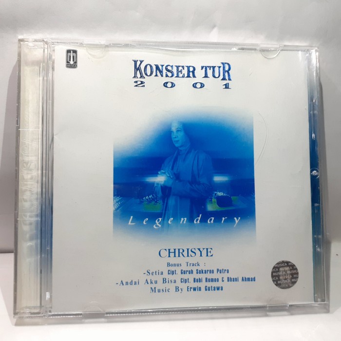 CD ORIGINAL Chrisye Konser Tur 2001 Chrisye Legendary