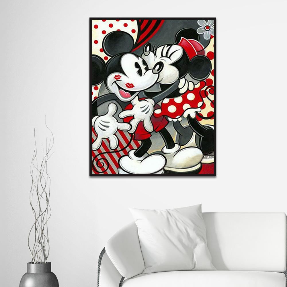 Yves Lukisan Diamond 5D DIY Gambar Kartun Tikus Untuk Dekorasi Rumah