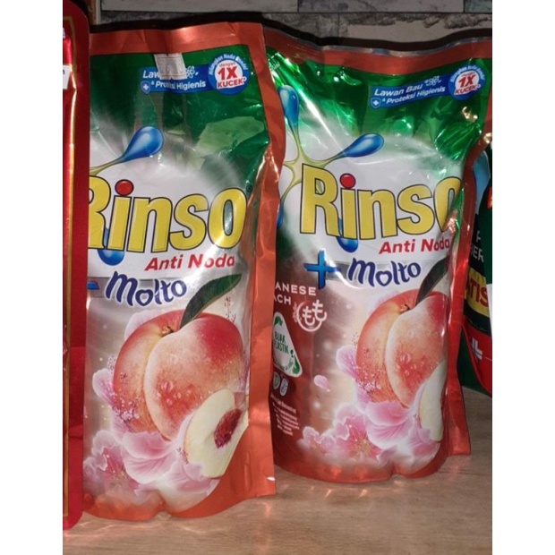 Rinso Anti Noda + Molto 625ml - Detergent Cair