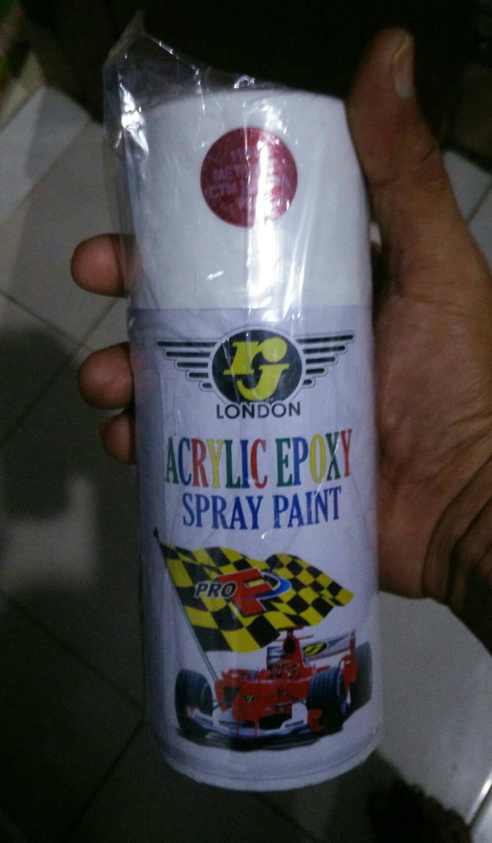 Rj London 300cc Metallic Ctm Honda Red (1101), Spray Paint, Cat Semprot