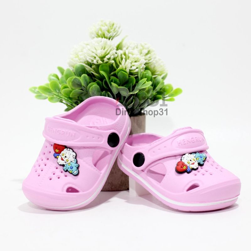 SANDAL BAIM ANAK CEWEK LUCU BAHAN EVA| EMPUK RINGAN DIPAKAI| HR301G