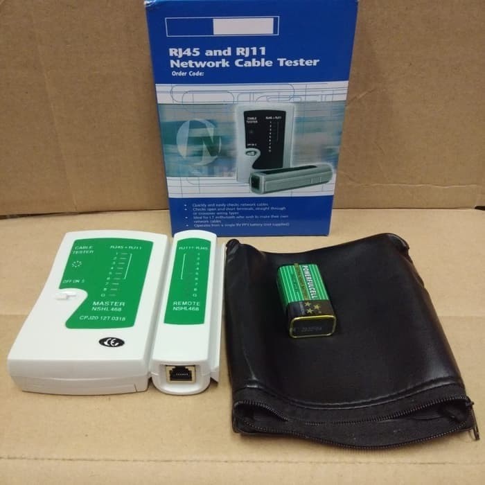 LAN Tester RJ45 RJ11 Tester Kabel Lan