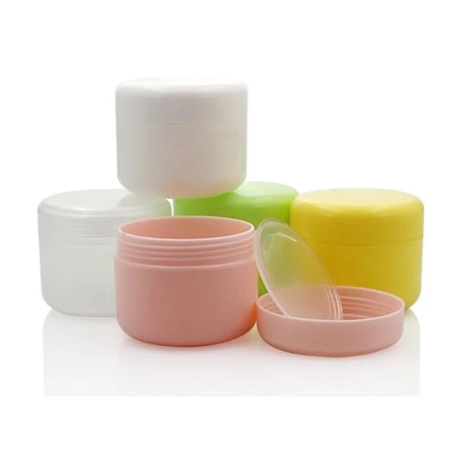 Cream Jar Colorful Face Lotion Kosmetik Portable Bulat Aksesoris Kotak Sub-packing Bulat Multi Ukuran Botol Isi Ulang Reusable Untuk Kemasan Travel