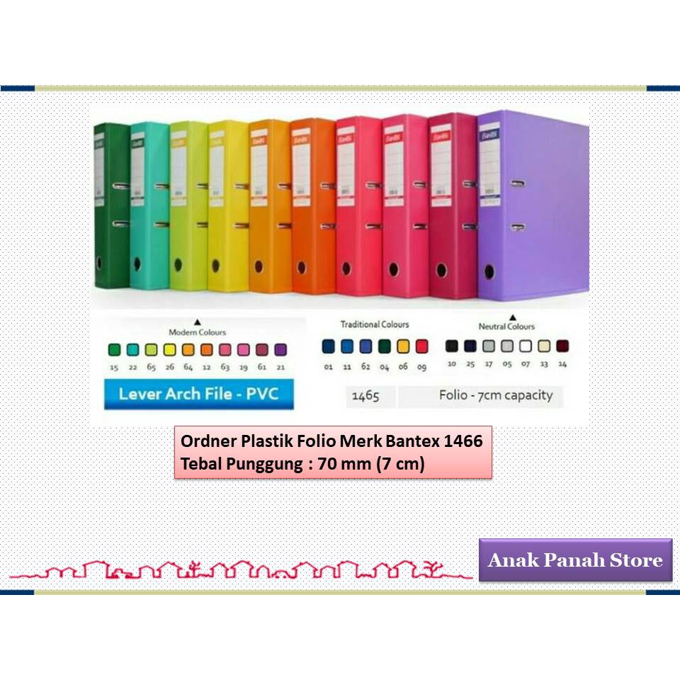 

Ordner Plastik PVC Merk Bantex