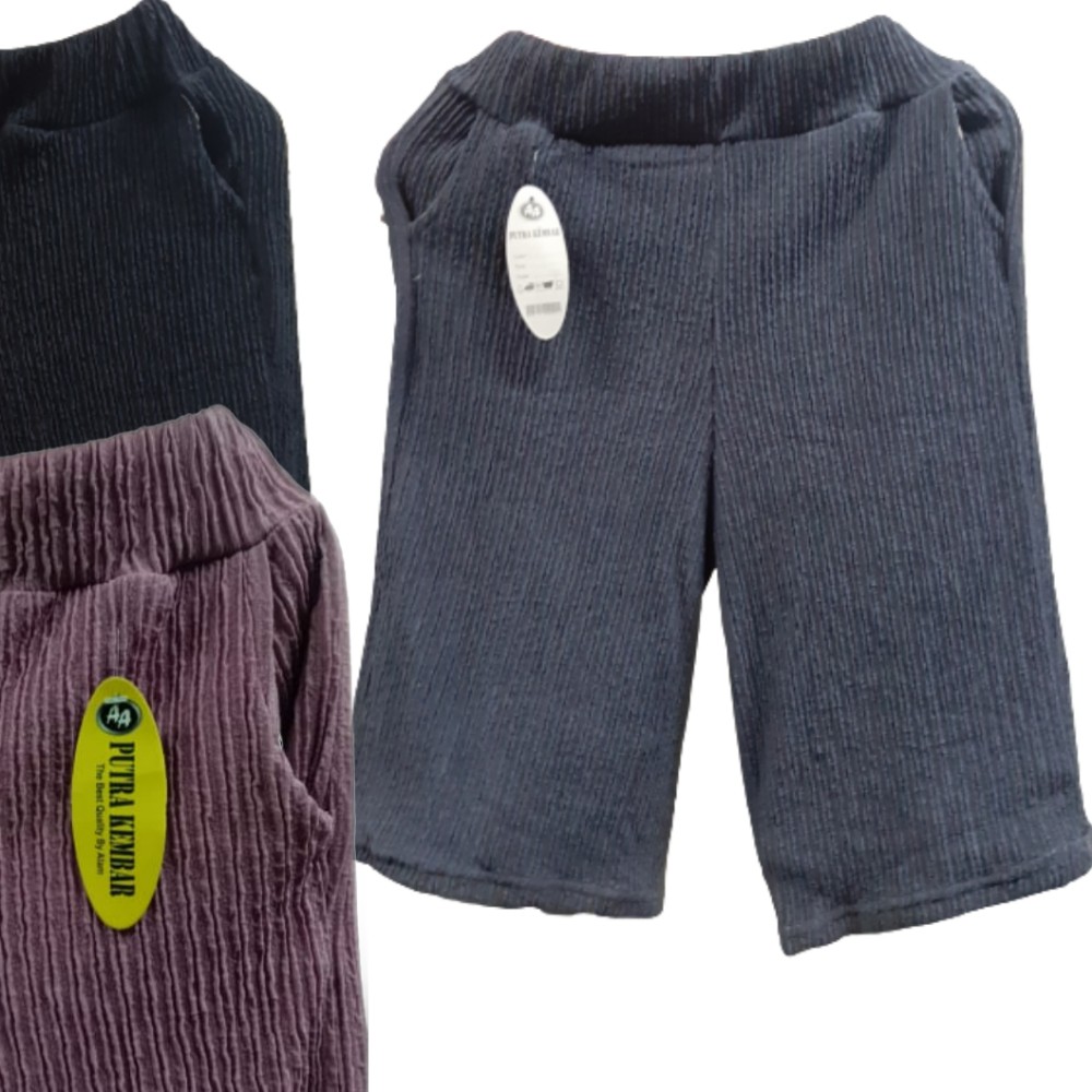 KULOT PENDEK BABAT SUPER JUMBO POLOS  /KULOT 7/8 BABAT TERBARU-1