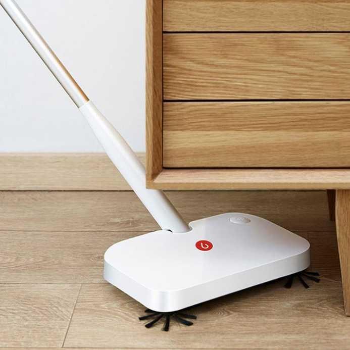 Sapu Elektrik Floor Cleaning Sweeper Machine Collapsible - JCD006 - White