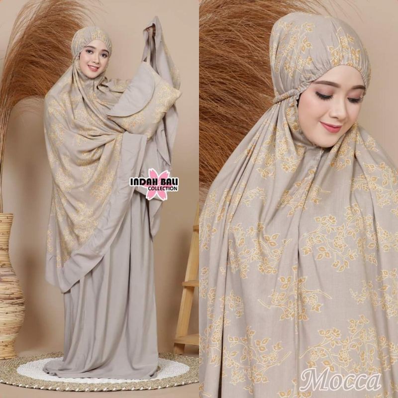 MUKENA BALI  SERUNI MOTIF ATAS SUPERJUMBO II AZKADINA II SUJU ZAIDA SUPERJUMBO