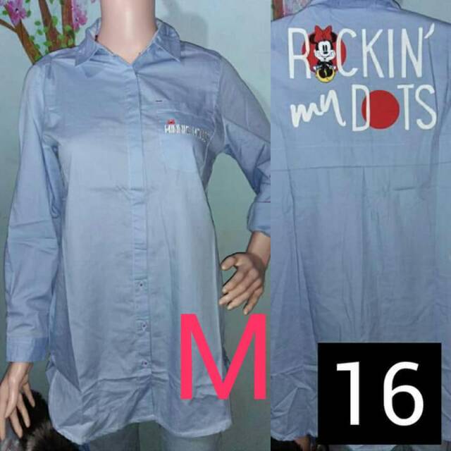 Kemeja nevada x disney size M