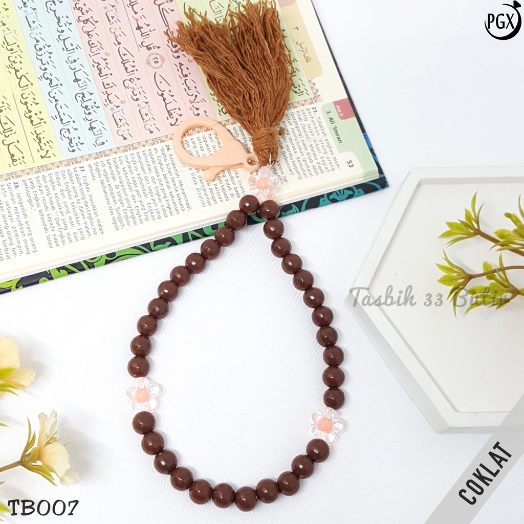 PGX Tasbih Gantungan Kunci 2in1 Isi 33 Butir Fashion Muslim TB007