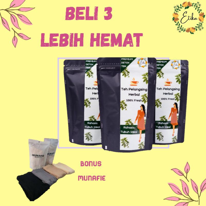 

PREMIUM DETOX TEA PAKET BELI 3 LEBIH HEMAT (Jaminan turun sampai 20 kg)PELANGSING HERBAL