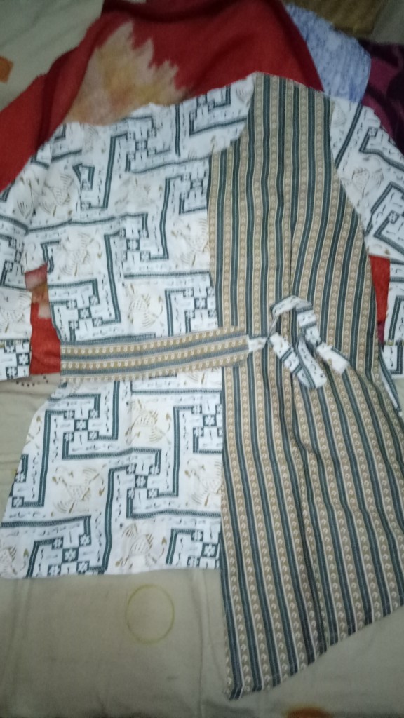 Tey-17 Batik Wanita Asj Sa Hrb026 Kenongo Kemeja Tosca Pendek