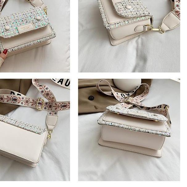 ☛ MV_Marvelouz MV805842 tas SELEMPANG Stylish wanita import terbaru 1kg bisa 2 tas import CR7573 EL 