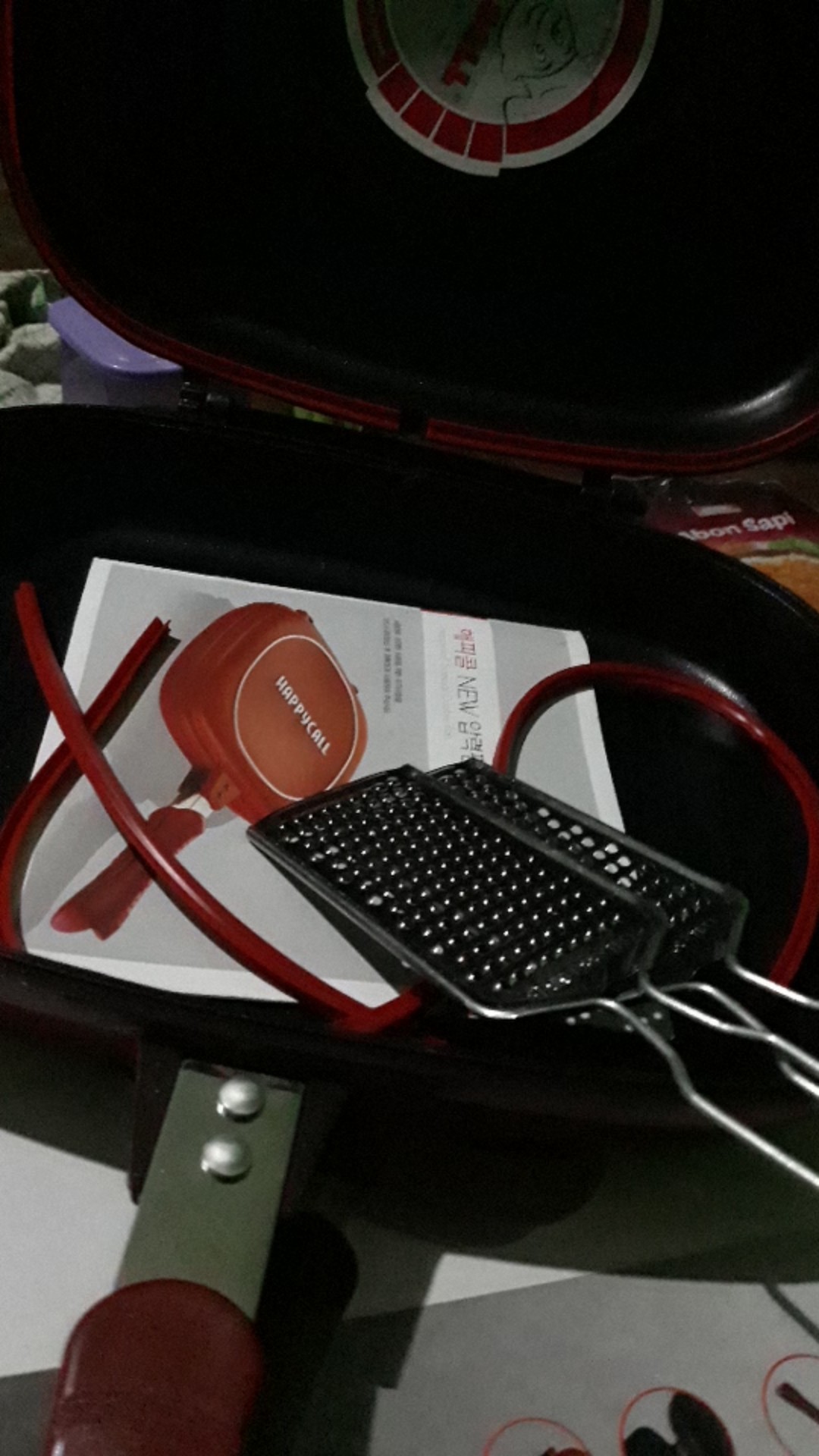 Happy Call Jumbo Double Pan/teflon Stainless  Anti Lengket