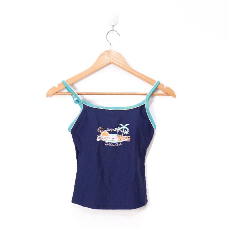 Navy Swimsuit - Atasan Baju Renang Dewasa - BAJU BEKAS PRELOVED MURAH