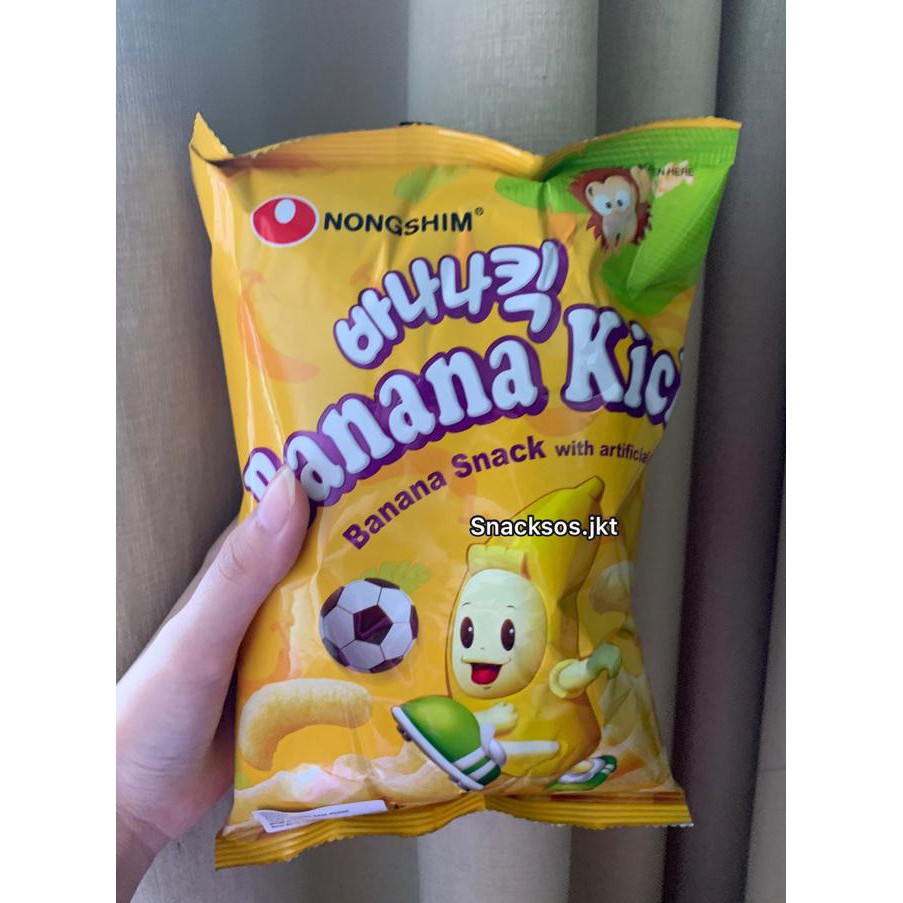 

Nongshim BANANA SNACK KICK - KOREAN SNACK - MAKANAN RINGAN KOREA