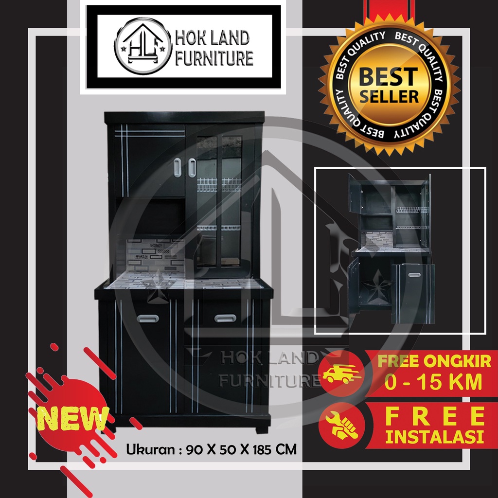 Lemari sayur 2 pintu lemari rak piring dapur minimalis / Lemari Sayur 2 Pintu Kayu Multiplek / LS76