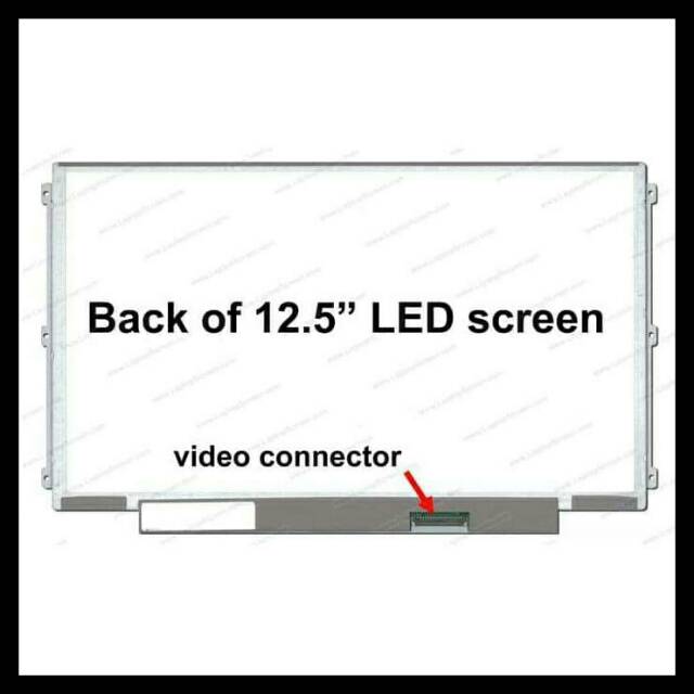 LED LCD Layar Lenovo X230S X250 K2440 K2450 HB125WX1-200 B125XTN01 M125NWN1 12.5 inch Slim 30pin