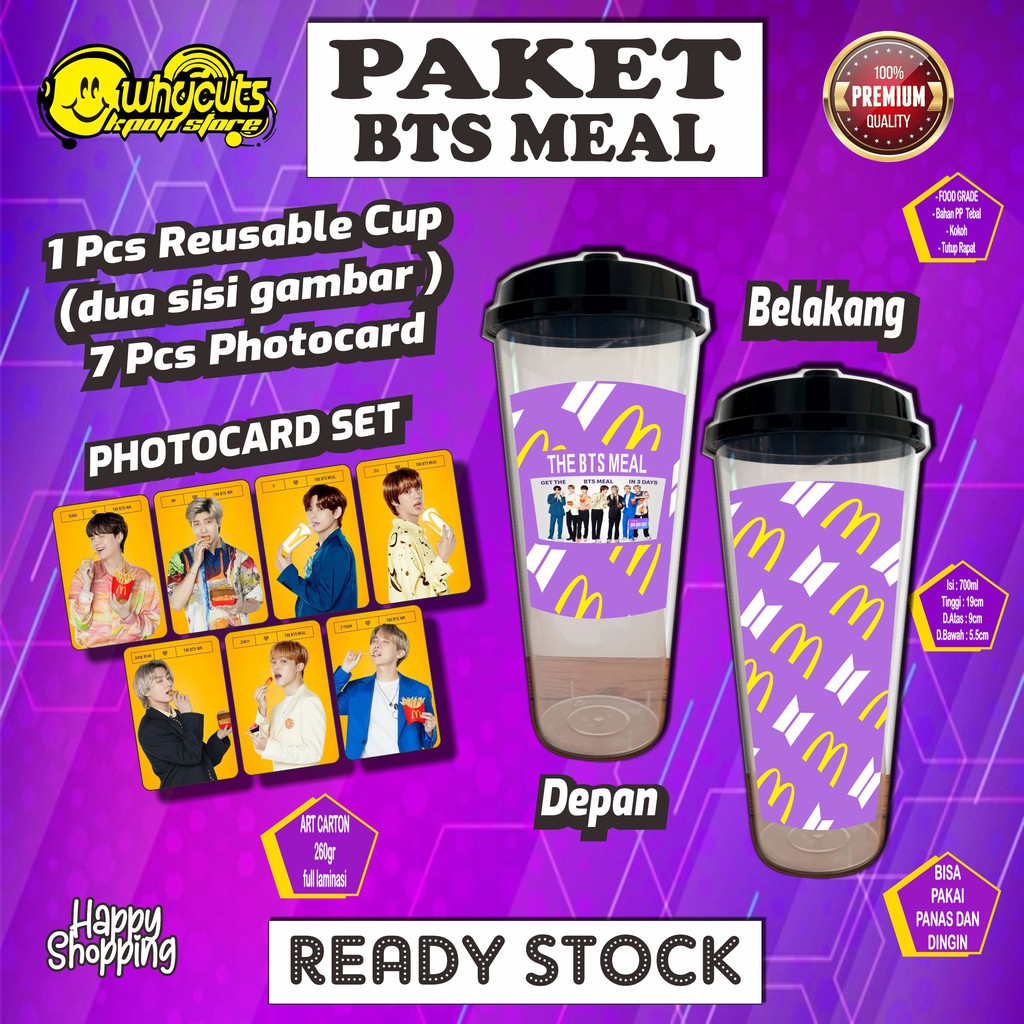 Paket Merchandise BTS Meal limited stok