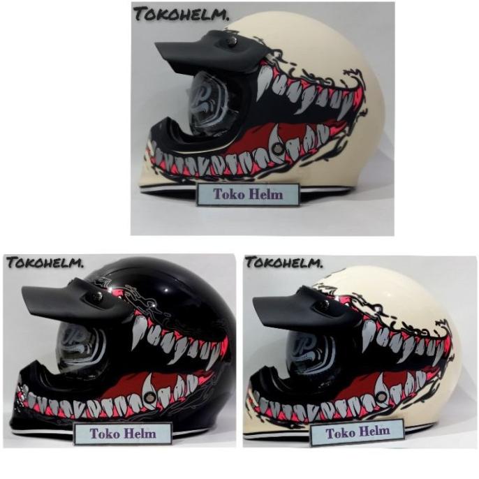HELM CAKIL JPX JP RETRO SIGNATURE VENOM SGN 06 HNJ5121GJ
