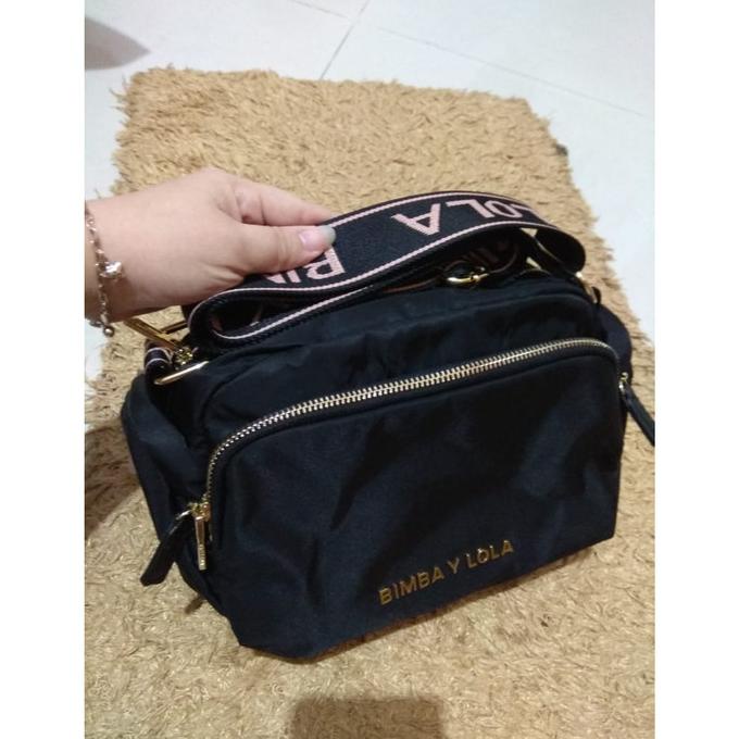 BIG PROMO Tas Wanita Bimba Y Lola Crossbody MIRROR Quality - Hitam