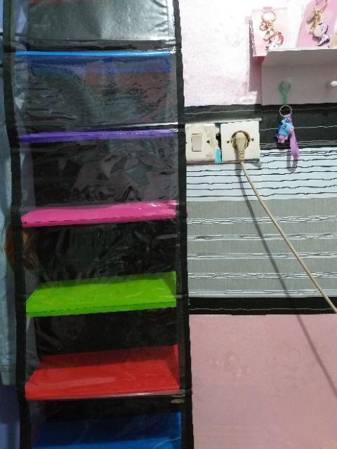 Promo! Murah Rak Set 3in1 Rak Gantung Hanger Jilbab, Sepatu Dan Tas Tanpa Resleting Hso Hjo Hbo