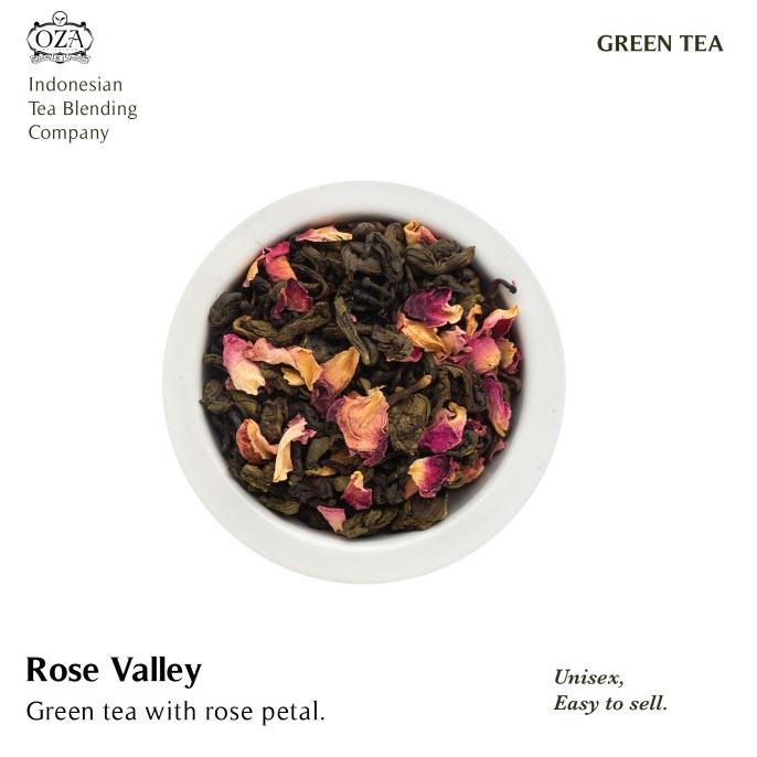 

[ COD ] OZA Tea - Rose Valley | Green Tea | 40 gram (20 cups) BERMUTU Kode 804