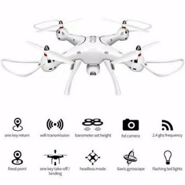 SYMA X8PRO X8 PRO WIFI FPV DRONE GPS AUTO RETURN ORIGINAL 1 BATERAI AX