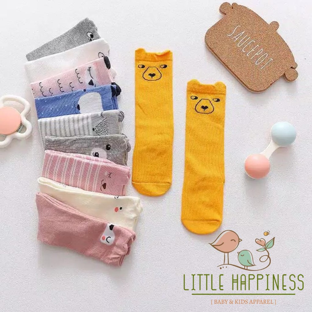 Kaos Kaki Bayi Import Korea Panjang Karakter Lucu Anti Slip