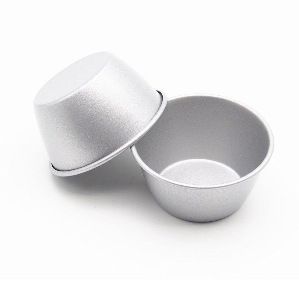 [Elegan] Cetakan Kue Bahan alloy 3.3 Inch Muffin aluminium Jelly Cupcake mould