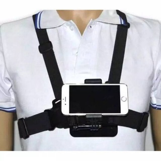Aksesoris Vlog Chest Dan Head Belt Strap Action Cam Dan Handphone