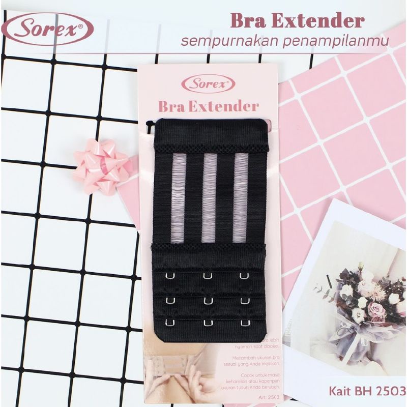 Bra Extension extender pengait bra sambungan bra yg kesempitan Sorex 2501 2502 2503