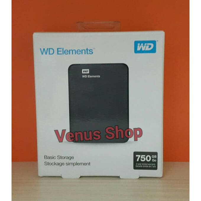 MURAH,,,WD ELEMENTS HDD EXT 750GB / WD HDD EXT 750 GB GARANSI RESMI