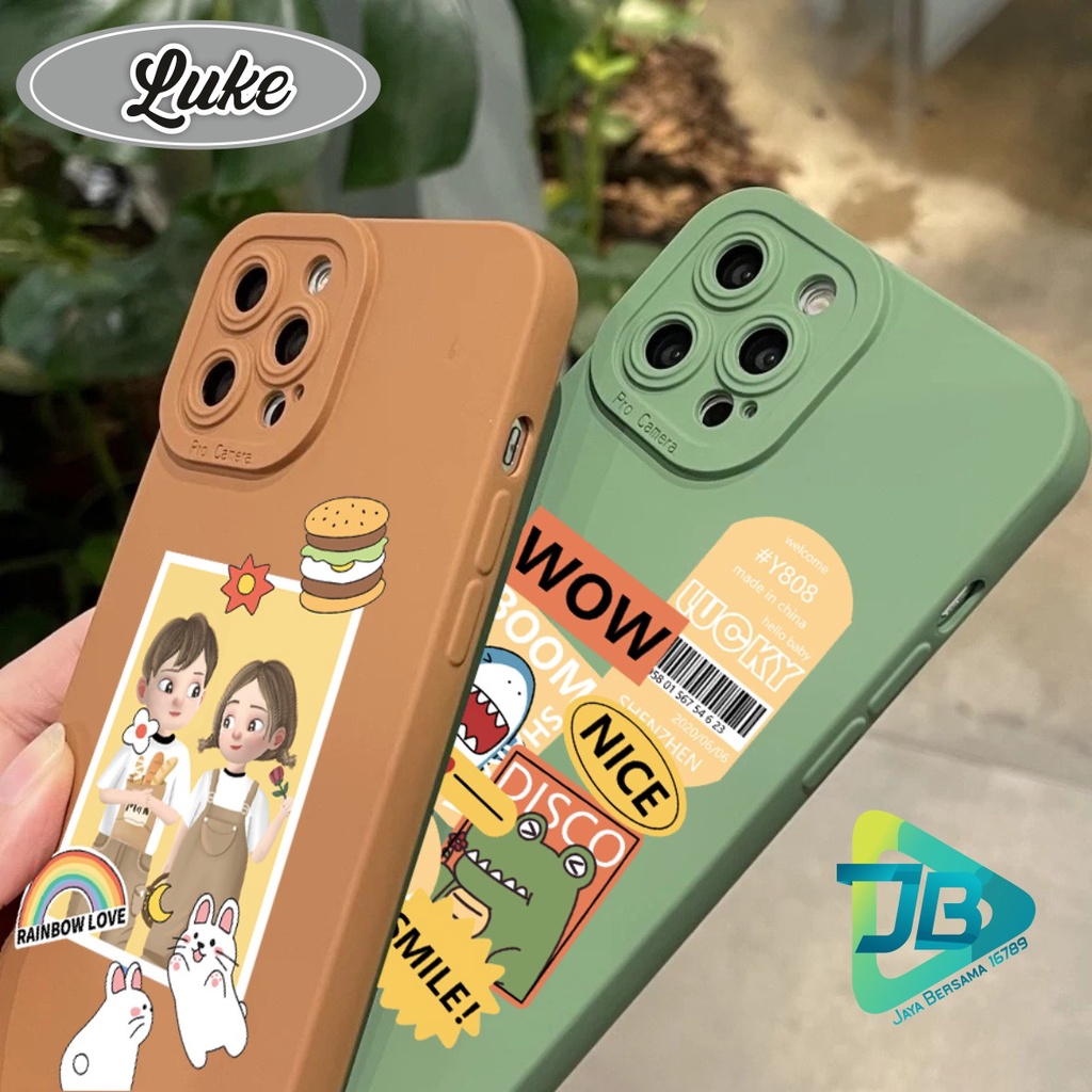 SOFTCASE CASE SILIKON PROCAMERA LUKE OPPO VIVO SAMSUNG REALME XIAOMI IPHONE INFINIX ALL TYPE JB5617