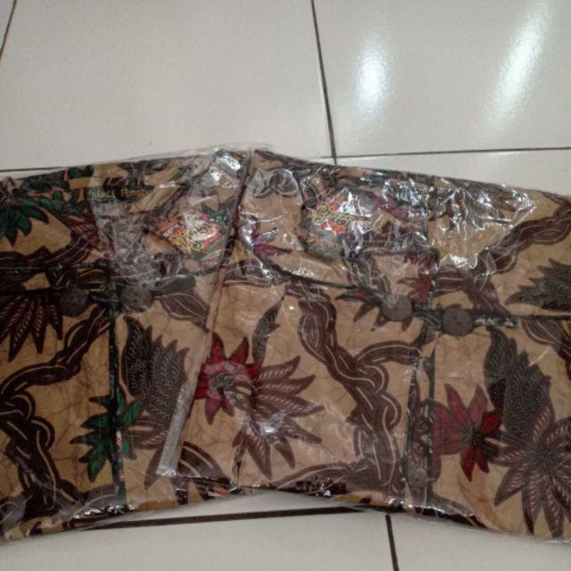 Atasan Batik Wanita M.l.xl/batik Djati Rogo/blouse Fashion Kantoran