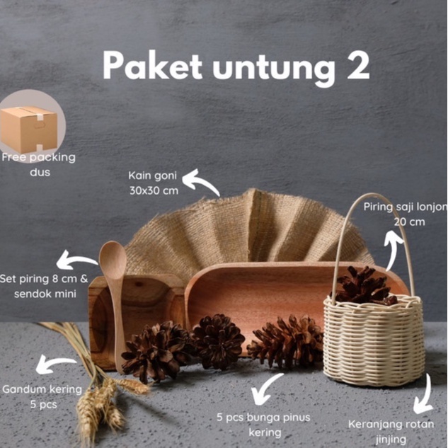 IMPODIO Paket untung 2 / set aesthetic photo produk props foto