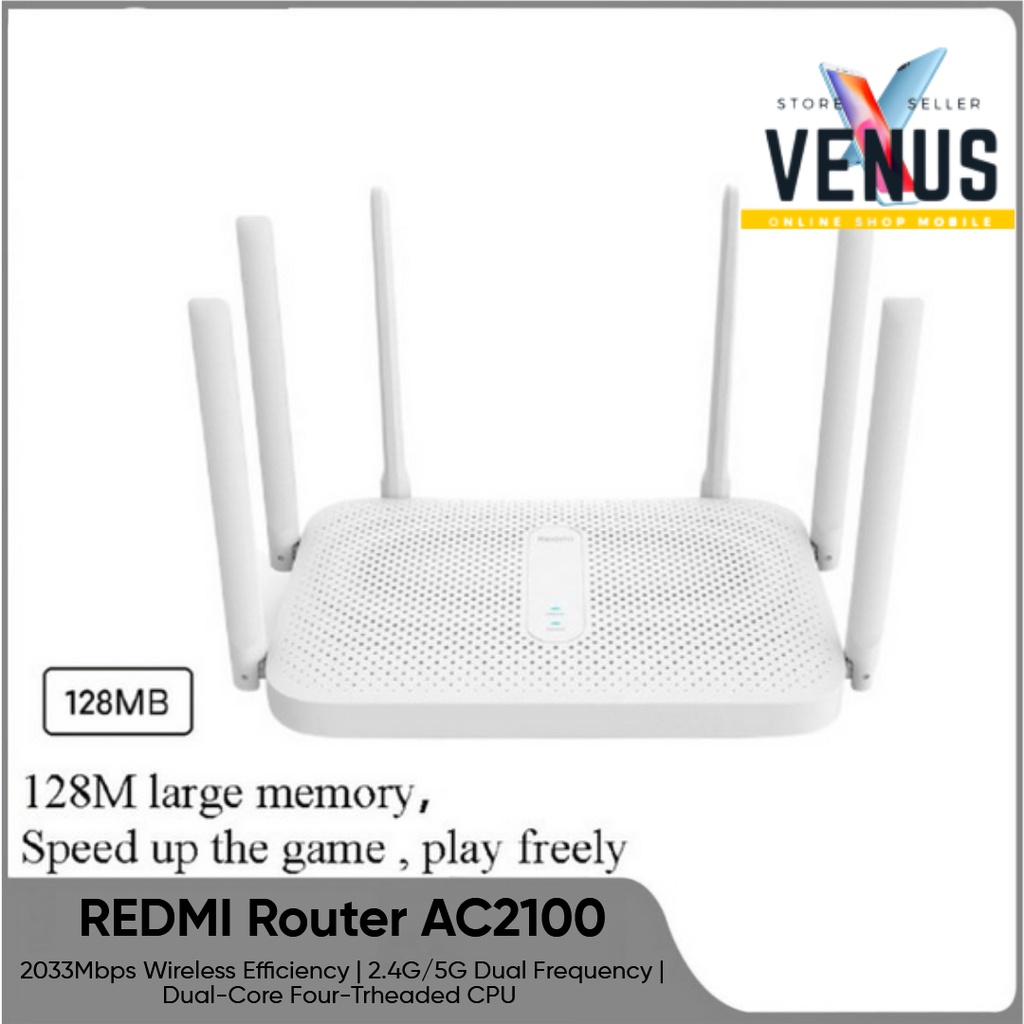 Redmi Router Wireless AC2100 Dual band - Gigabit 6 antena