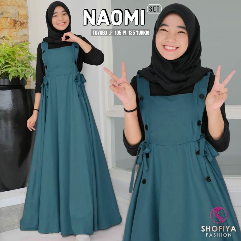 NAOMI SET, SET CANTIK ORIGINAL SHOFIYA FASHION, BAHAN TOYOBO