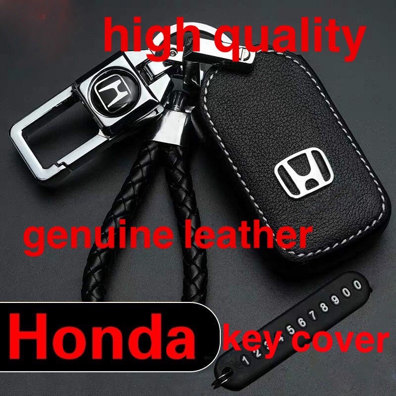 Cover Kunci Mobil Bahan Kulit Untuk Honda City HRV BRV JAZZ CRV ACCORD CIVIC