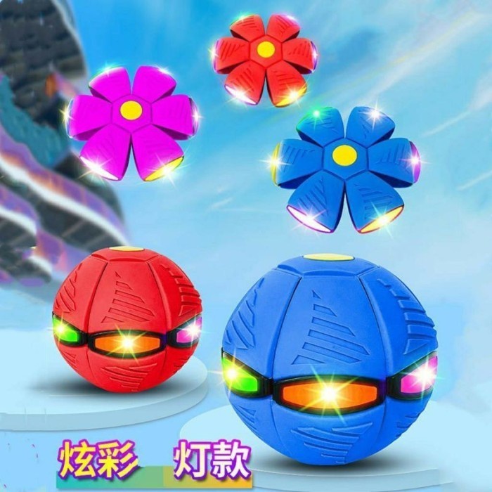 Magic Kids Transform UFO Phlat Ball Squeeze Toy Outdor