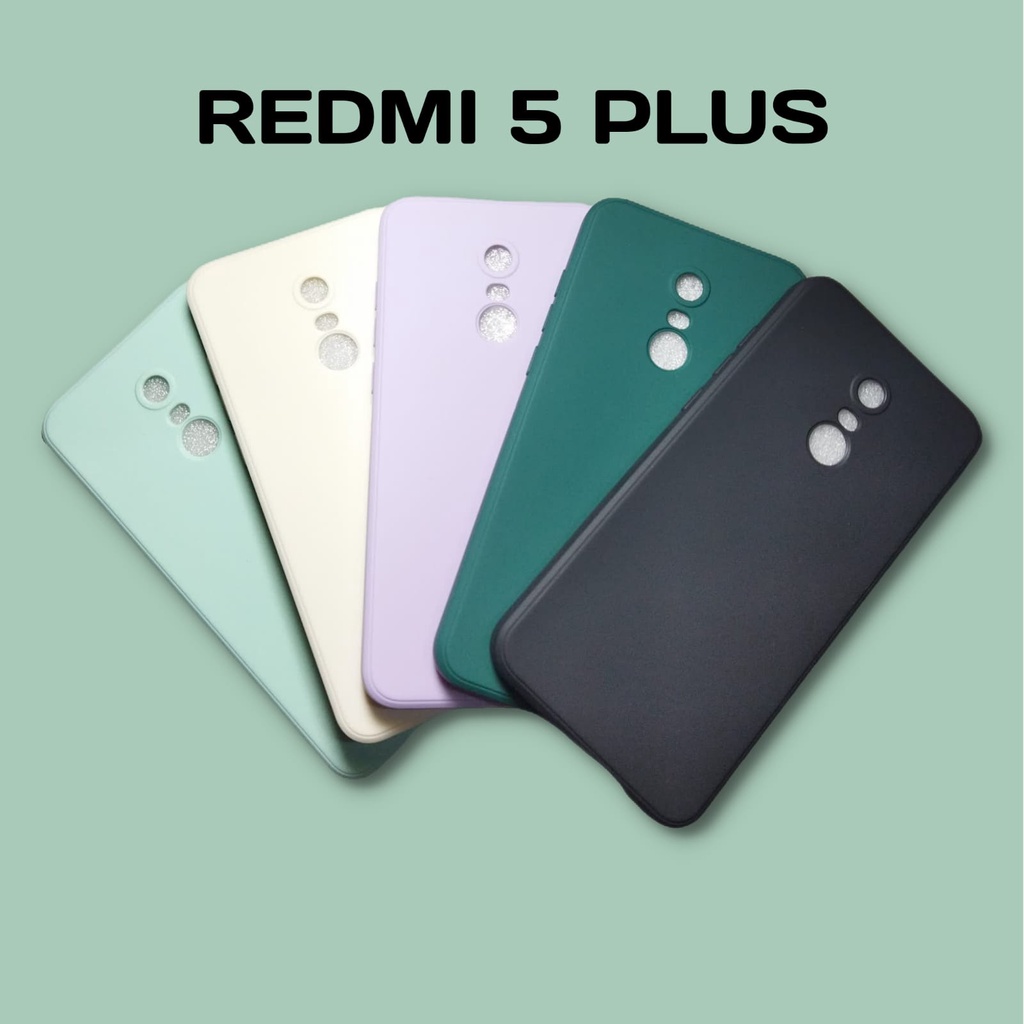 CASE MACARON REDMI 5 PLUS | CASE  REDMI  | CASE MACARON | CASE SQUARE EDGE | CASE LUCU | SOFTCASE HA